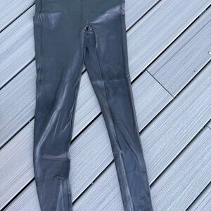 SPANX Faux Leather Black Leggings